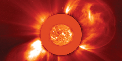 Sun in different filters