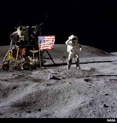 Astronaut on the Moon
